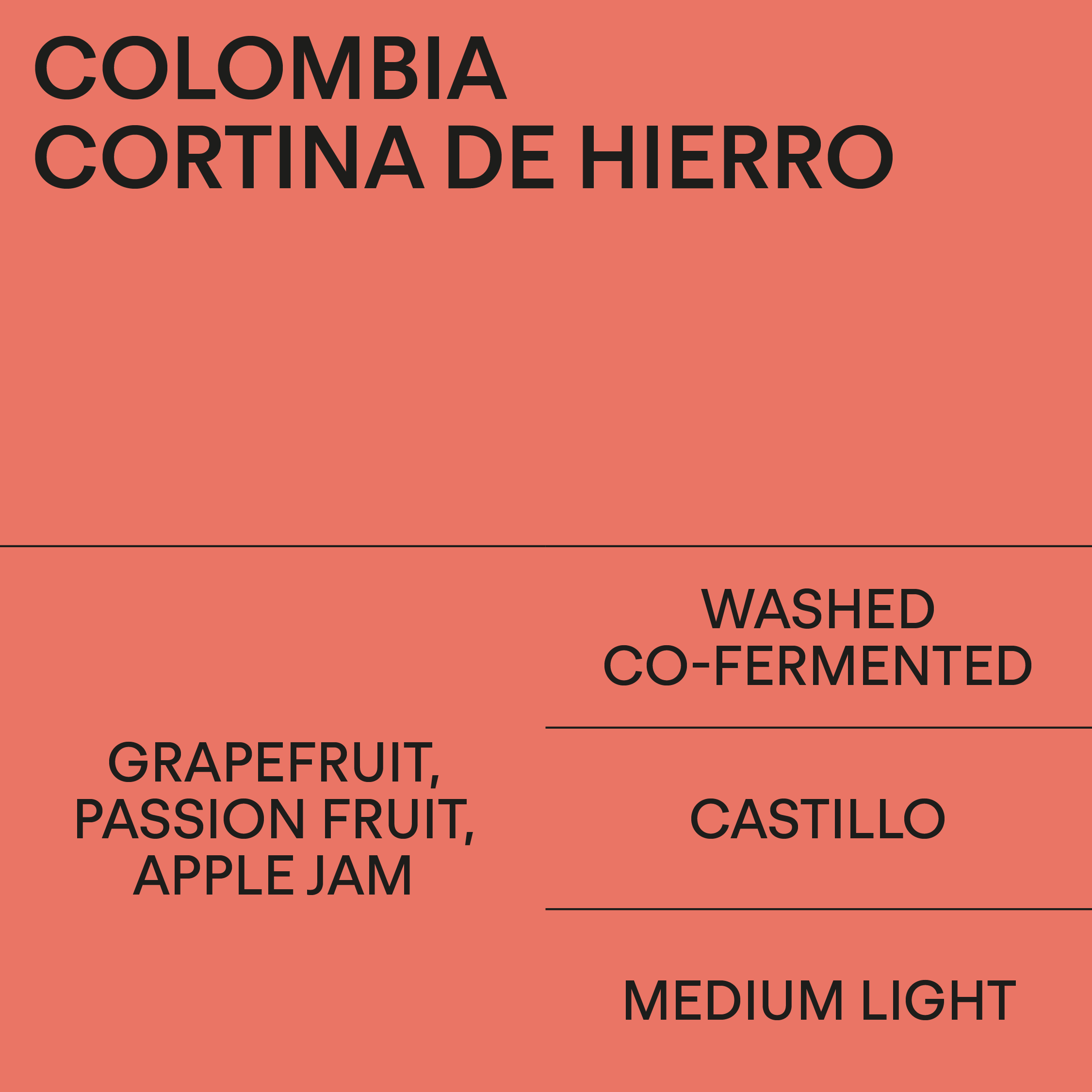 Colombia Cortina De Hierro