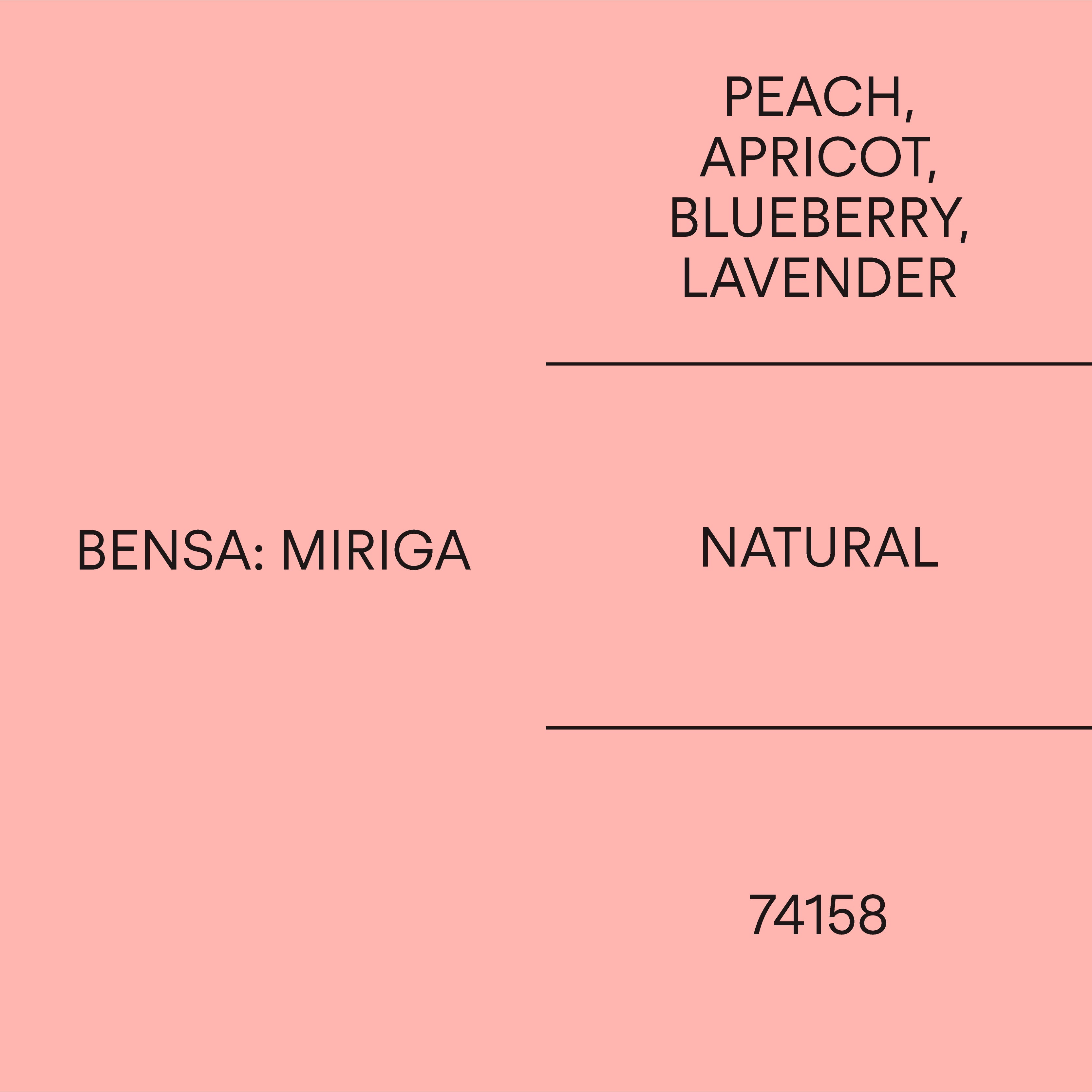 Bensa: Miriga Natural