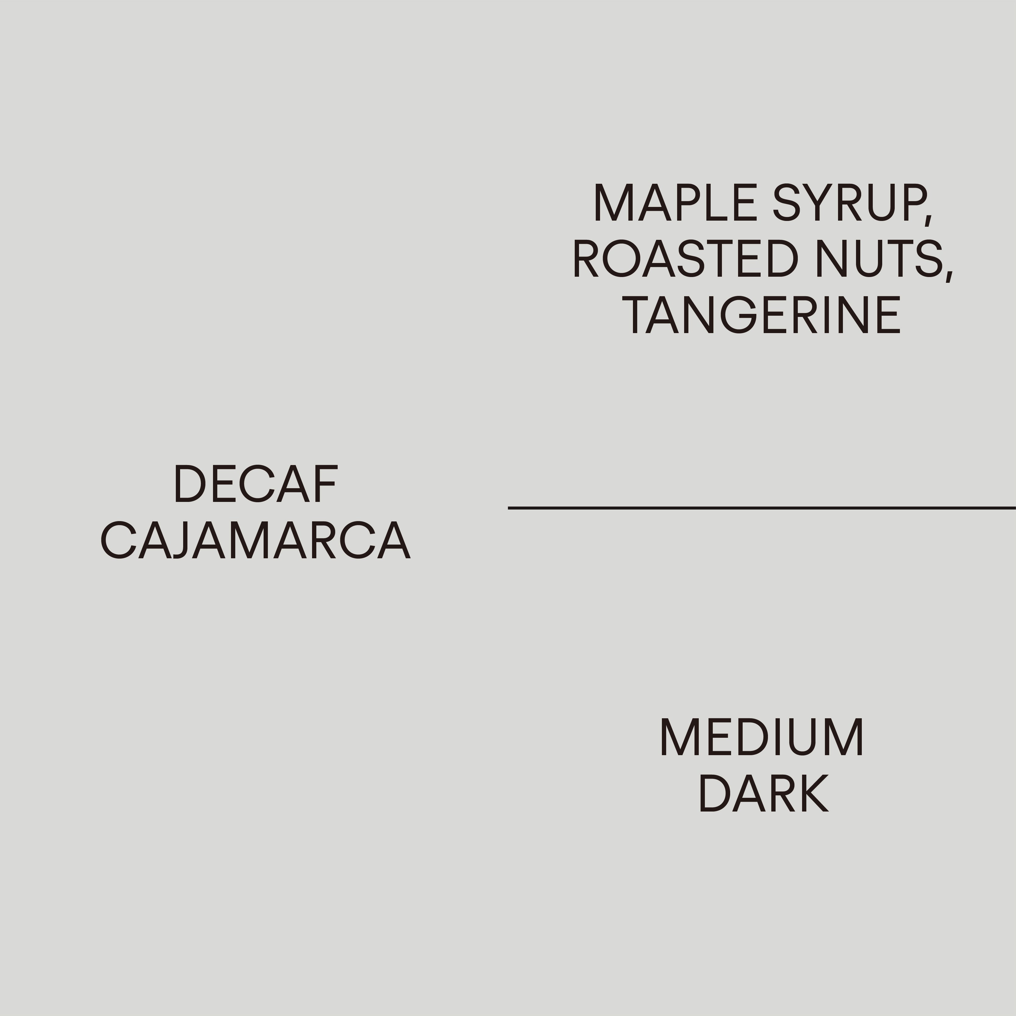 Peru Cajamarca DECAF